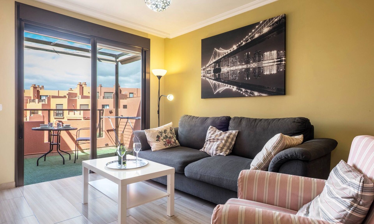 Granadilla de Abona Apartment | Holiday Apartment Playa de la Tejita with Mountain View and Wi-Fi