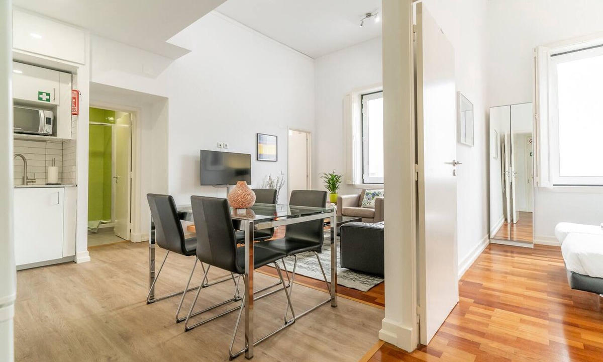 Sacramento Apartment | Spacious 2BR Chiado Family Apt | Full AC, 2 Lifts & Santa Justa Views