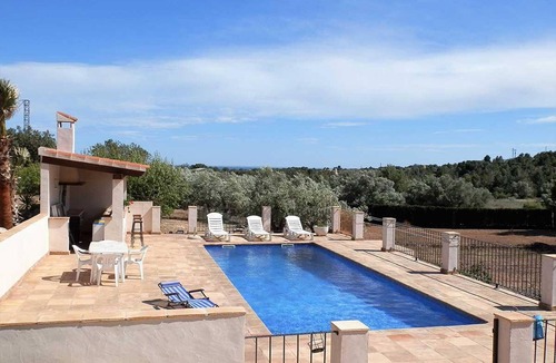 Costa Dorada Villa | Beachside Haven: Private Pool, Pet-Friendly, Free WiFi, A/C Optional, Near Dog Beach