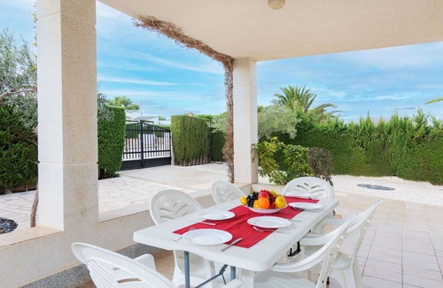 Calafat Villa | Beautiful private villa for 6 people with A/C, private pool, WIFI, TV, patio and pets allowed
