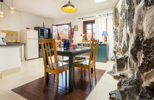 San Bartolome Apartment | Rustic Home with Gorgeous Pool Area, Terrace, Private Patio, Wi-Fi and Grill