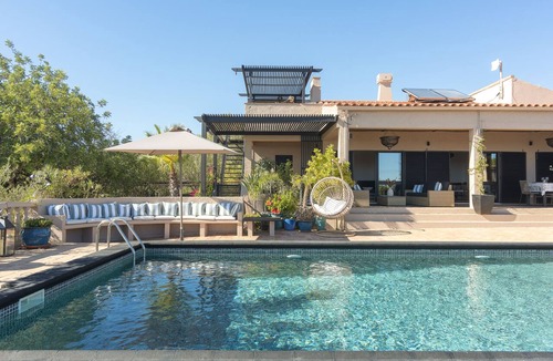 Tavira Villa | VILLA CALMA WITH SPECTACULAR SEA VIEW AND HEATED SALTWATER POOL,JACUZZI & SAUNA
