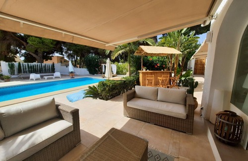 Moravit Villa | Villa Ibizenca La Cometa mer et Restaurants à Pied Charme et Confort Ac/wifi/sat