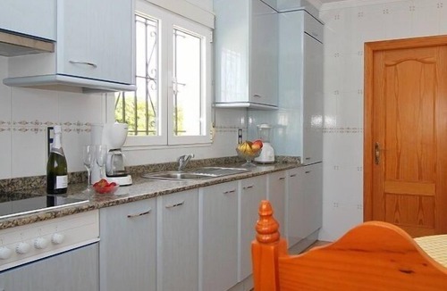 Vinaros Villa | Villa with private pool, green blooming garden and palm near the beach