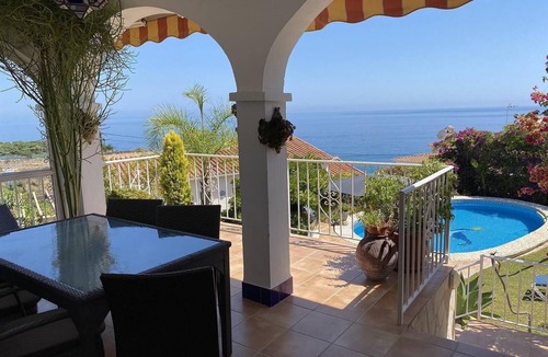 Nerja Villa | Wonderful Villa Princessa with Sea & Mountain Views, Pool, and Wi-Fi