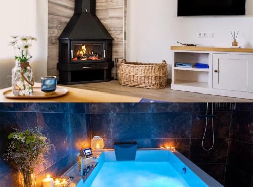Apartamentos rurales Posada de Monfragüe con jacuzzi in Malpartida de Plasencia