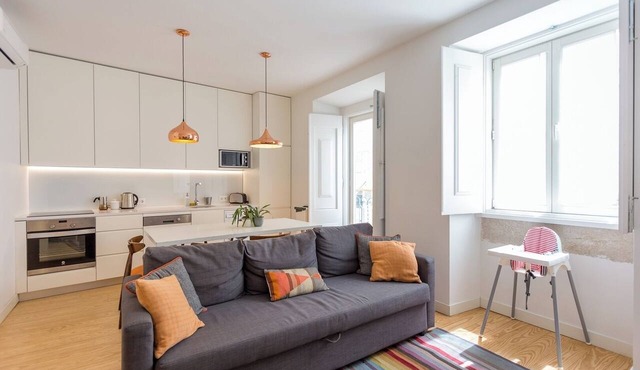 Apartment Downtown Lisbon 2 Bedrooms Balcony in Lisboa