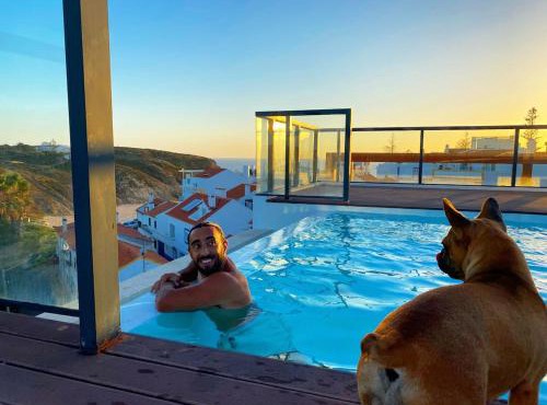 Apartment T3, sea view, swimming pool- Casa do Mar in Zambujeira do Mar