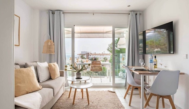 BEACH APARTMENT "CALA TORTA" POOL & TERRACE IN CANYAMEL in Capdepera