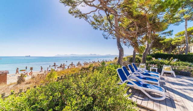 Beachfront House in Gaviotas on Alcudia Beach in Playa de Muro