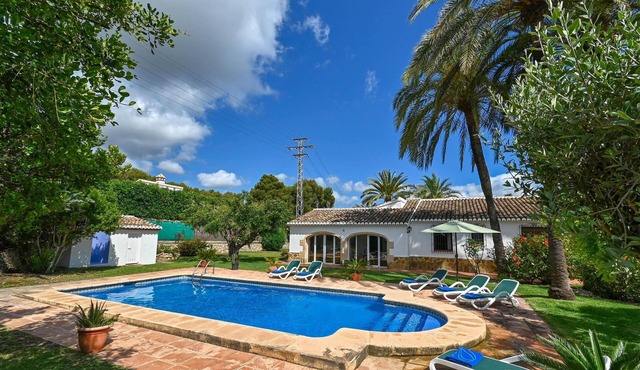 Beautiful and comfortable villa in Javea, Costa Blanca, Spain with private pool for 4 persons in Javea