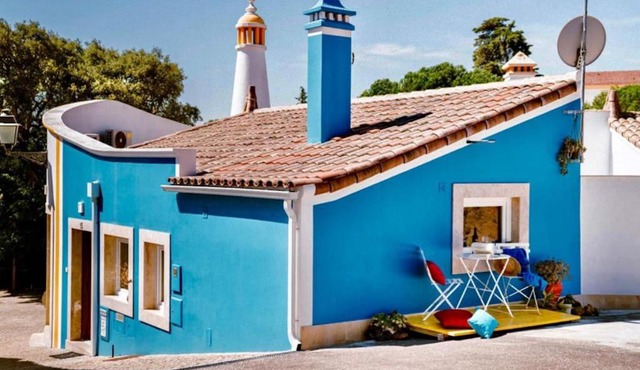 Blue Horse hideway in Constância