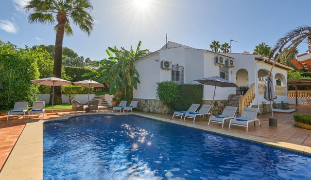 Classic and comfortable villa with private pool in Javea, Costa Blanca, Spain for 8 persons in Javea