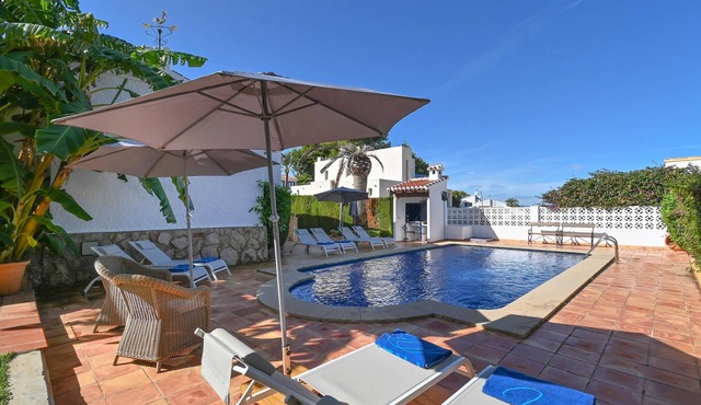Classic and comfortable villa in Javea, on the Costa Blanca, Spain with private pool for 6 persons in Javea
