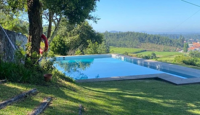 Country House 'Casa da Mata da Ribeira' with Sea View, Large Pool & Wi-Fi in Carapeços