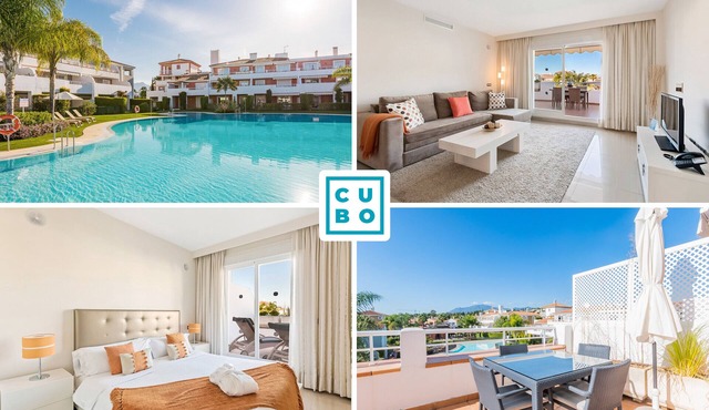 Cubo's Cortijo Del Mar Resort 2 dorm 4 PAX/Marbella/free wifi/air conditioning/community pool in Marbella