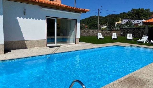 Enjoy our heated swimming pool, both in summer and winter. in Ponte de Lima