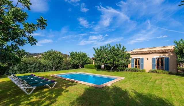 Finca 'Can Ullastre Ref 01' with Mountain View, Pool, Garden & Wi-Fi in Son servera