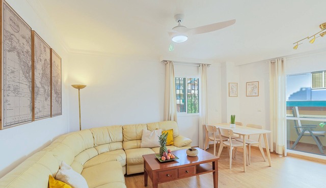 Holiday Apartment A222 El Recreo with Balcony, A/C & Wi-Fi in Torrox