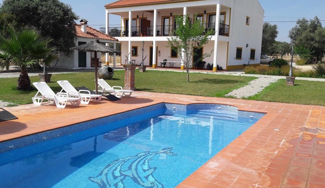 House overlooking the pool, ideal for families. in Vimieiro