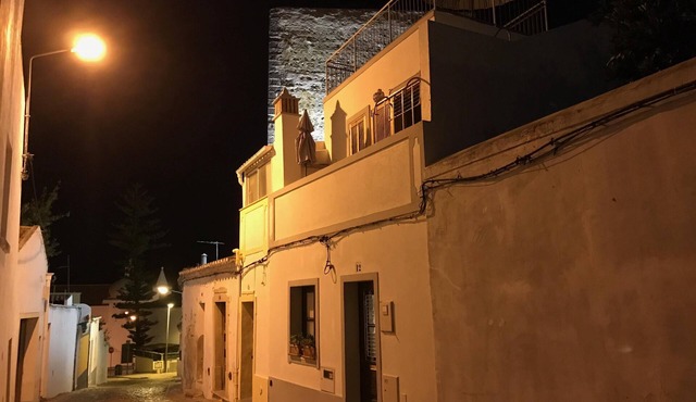 In the historic quarter typical TAVIRA house built against the fortification in Tavira