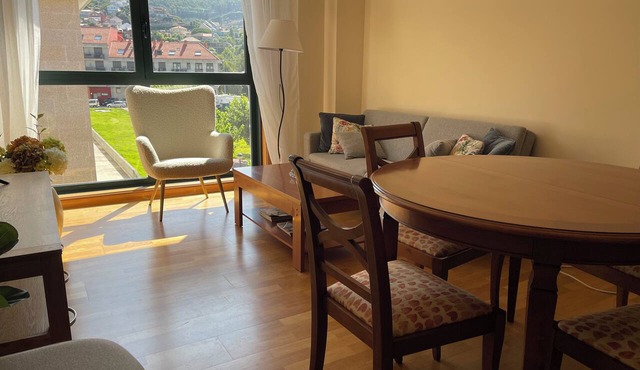 Lúa de Baiona Apartment, 5 minutes from the beach and Baiona’s Old Town. in Baiona