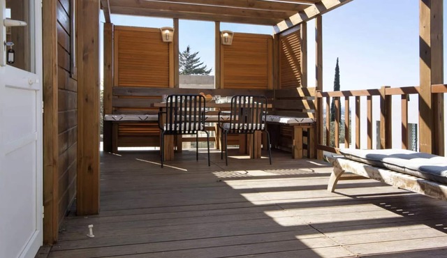 Mobilheim mit Sensationeller Aussen Holzterrasse in Loulé
