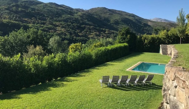 Quinta Parque Nacional Peneda Geres vacation rental estate swimming pool in Britelo Ponte da Barca