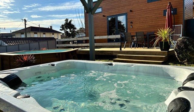 Sublime Tiny House Luxe Avec Piscine Privée Près de Braga in Bico